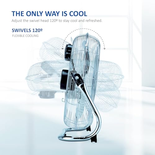 NETTA 18" Gym Floor Fan with 3 Speeds