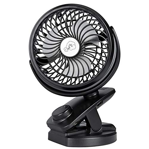 Rechargeable USB Clip-On Fan for Prams