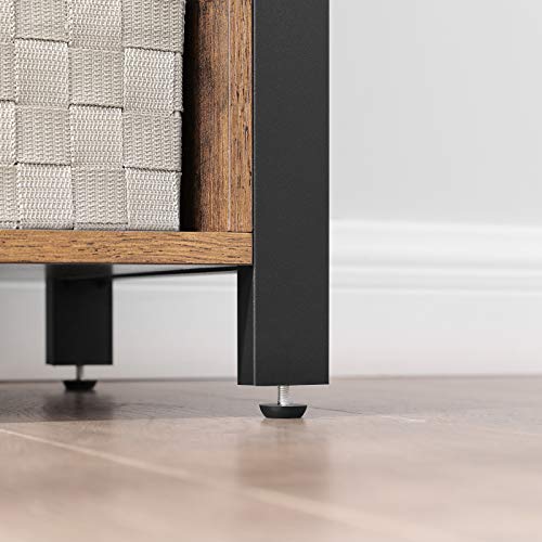 Industrial-Style Storage Cabinet with Adjustable Shelves