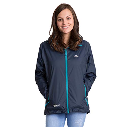 Trespass Women's Compact Waterproof Rain Jacket - Navy
