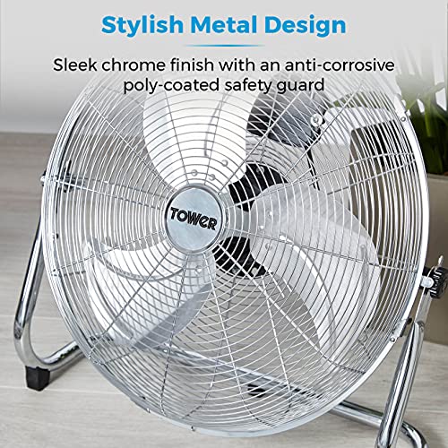 Tower T662000 18" High-Speed Metal Floor Fan