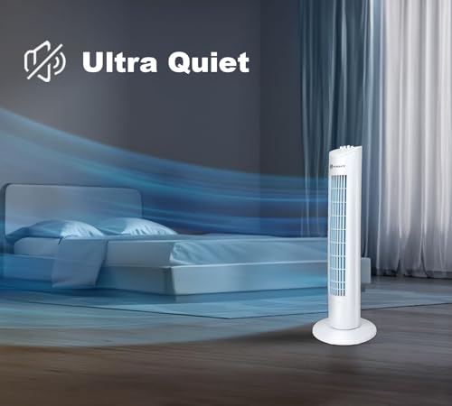 PureMate 31-Inch Oscillating Tower Fan with Aroma