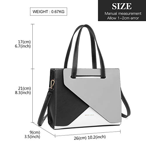 Miss Lulu Women’s Fashion Top Handle Handbag