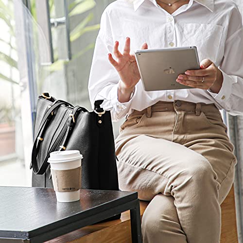 NUBILY Women's 15.6" Laptop Tote Bag - Black