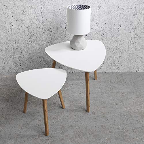 Noa and Nani White Nesting Tables Set