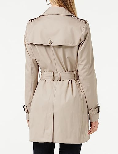 Tommy Hilfiger Women's Beige Trench Jacket, Medium