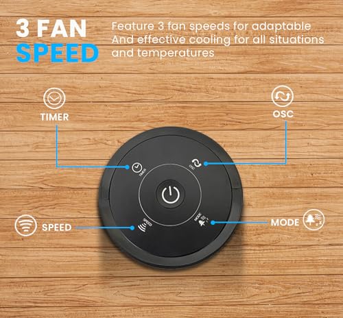 PureMate 46-Inch Oscillating Tower Fan with Remote