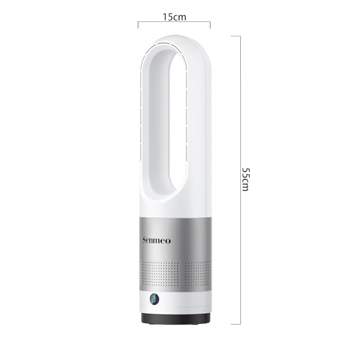Senmeo 22-Inch Bladeless Tower Fan with Remote