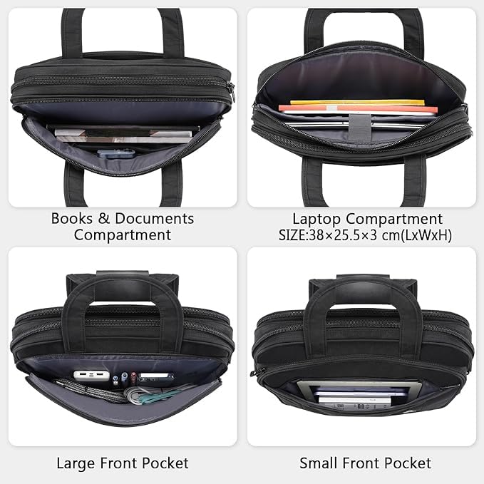 MATEIN 15.6" Multifunctional Laptop Shoulder Bag