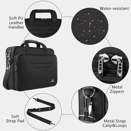 MATEIN 15.6" Multifunctional Laptop Shoulder Bag