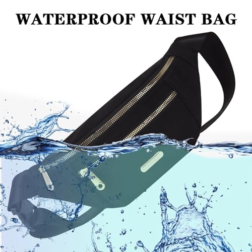 Stylish Black Fanny Pack with Adjustable Straps