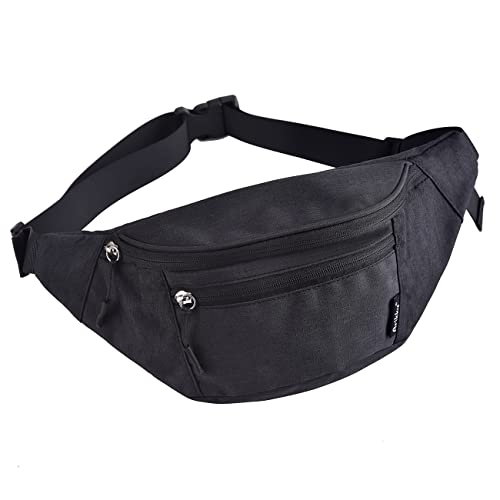 Arikky Waterproof Running Belt with 3 Zip Pockets