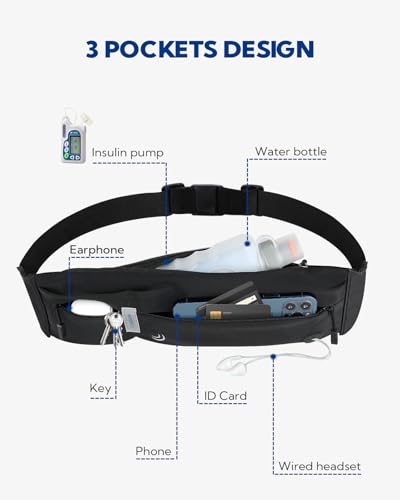 Waterfly Slim Running Belt for Joggers and Fitness