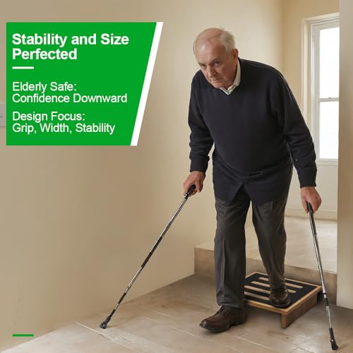 StrongTek Portable Non-Slip Step Stool for Adults