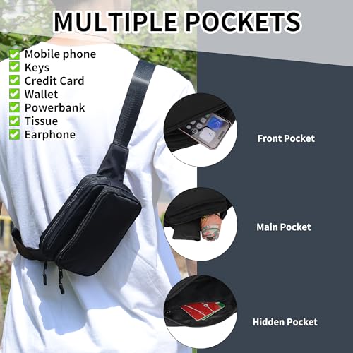 Fashionable Bumbag with Extended Belt for Outdoors