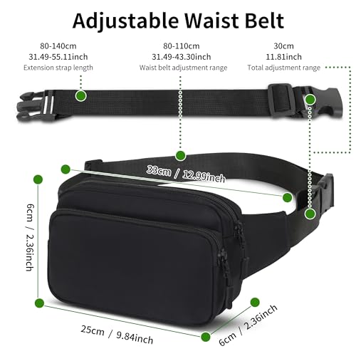 Fashionable Bumbag with Extended Belt for Outdoors