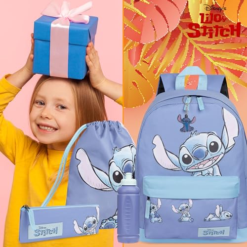 Disney Stitch 5-Piece School Backpack Set