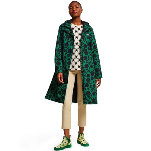 Orla Kiely Women's Waterproof Mac Jacket - Green Floral