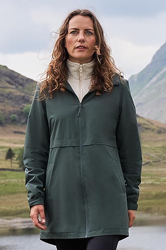 Mountain Warehouse Hilltop Women's Waterproof Jacket - Dark Khaki
