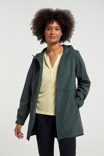 Mountain Warehouse Hilltop Women's Waterproof Jacket - Dark Khaki