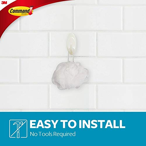Water-Resistant Command Hooks for Bathroom Accessories