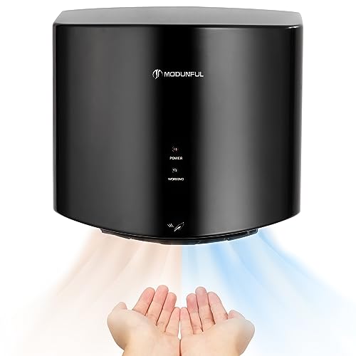 High-Speed Automatic Electric Hand Dryer - Black