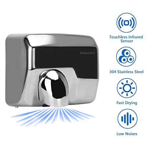 Automatic Stainless Steel Wall-Mounted Hand Dryer