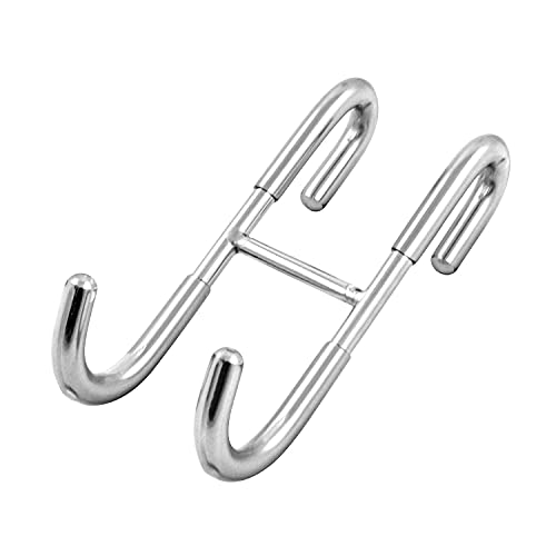 QWORK® 2-Pack Stainless Steel Shower Door Hooks