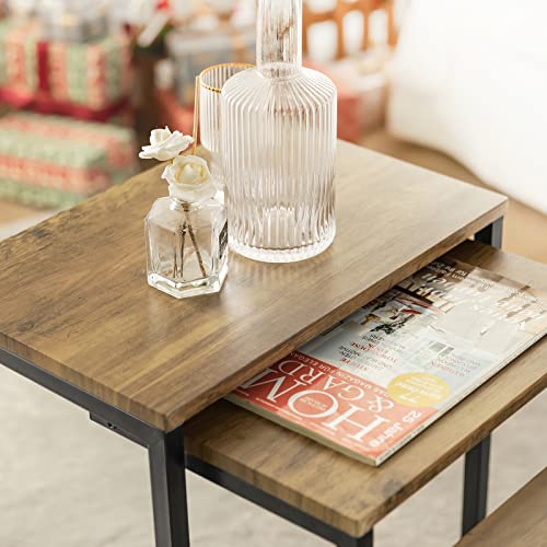Set of 3 Nesting Coffee Tables for Living Room