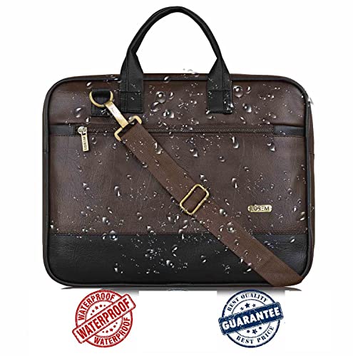Red Rainbow Faux Leather Laptop Shoulder Bag