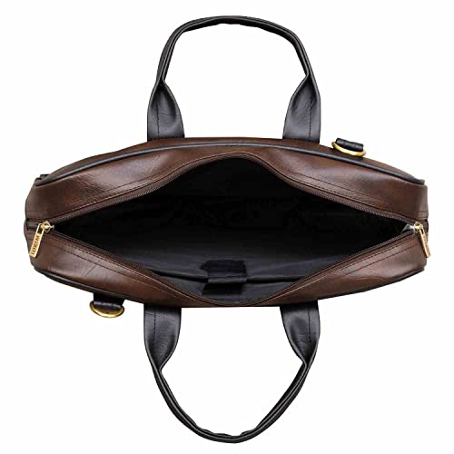Red Rainbow Faux Leather Laptop Shoulder Bag