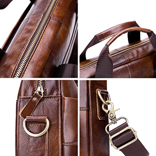 Stylish Leather Messenger Bag for Work and Travel
