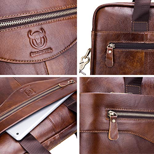 Stylish Leather Messenger Bag for Work and Travel