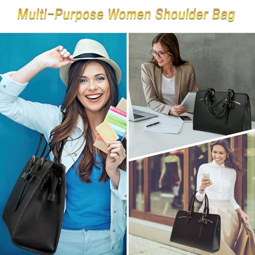 MATEIN Stylish Leather Laptop Bag for Women