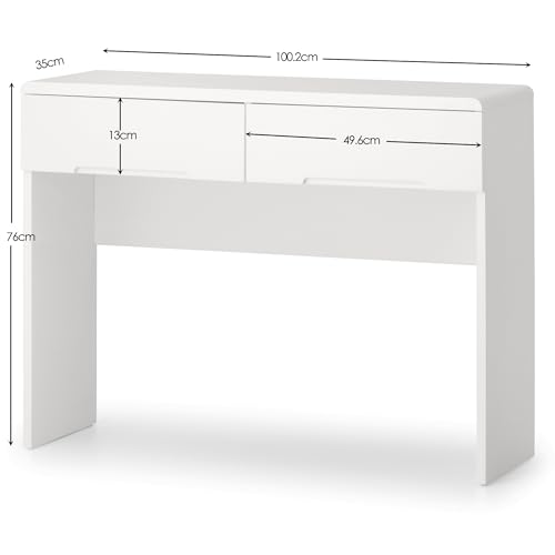 Julian Bowen Manhattan White Dressing Table