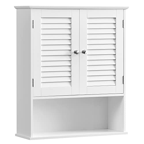 Wall-Mounted Bathroom Storage Cabinet with Adjustable Shelf