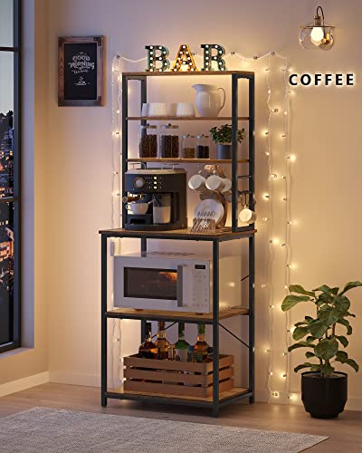 Industrial Kitchen Storage Rack with Shelves & Hooks
