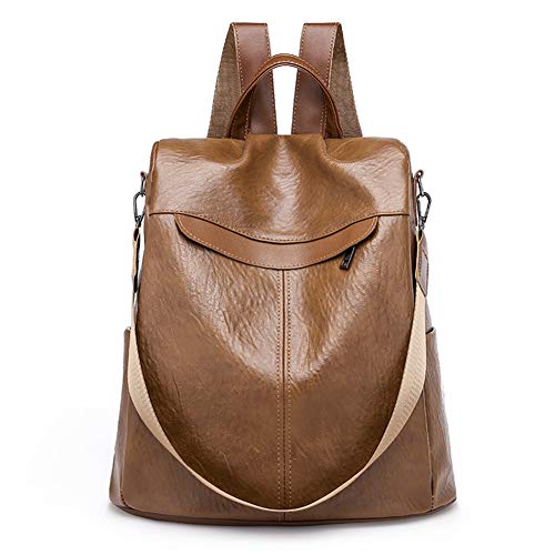 Stylish Women’s Anti-theft Waterproof PU Leather Backpack