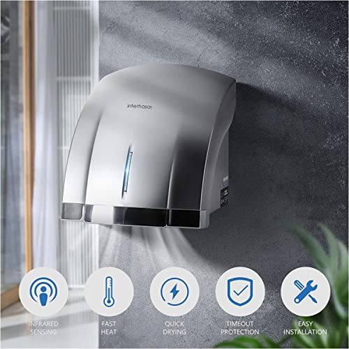 High-Speed Wall-Mounted Hand Dryer for Bathrooms