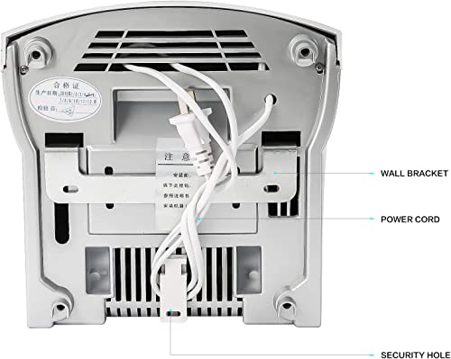 High-Speed Wall-Mounted Hand Dryer for Bathrooms