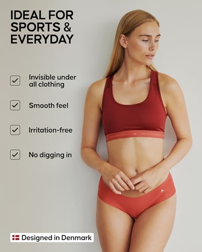 Danish Endurance Women's Invisible Hipster Panties Set