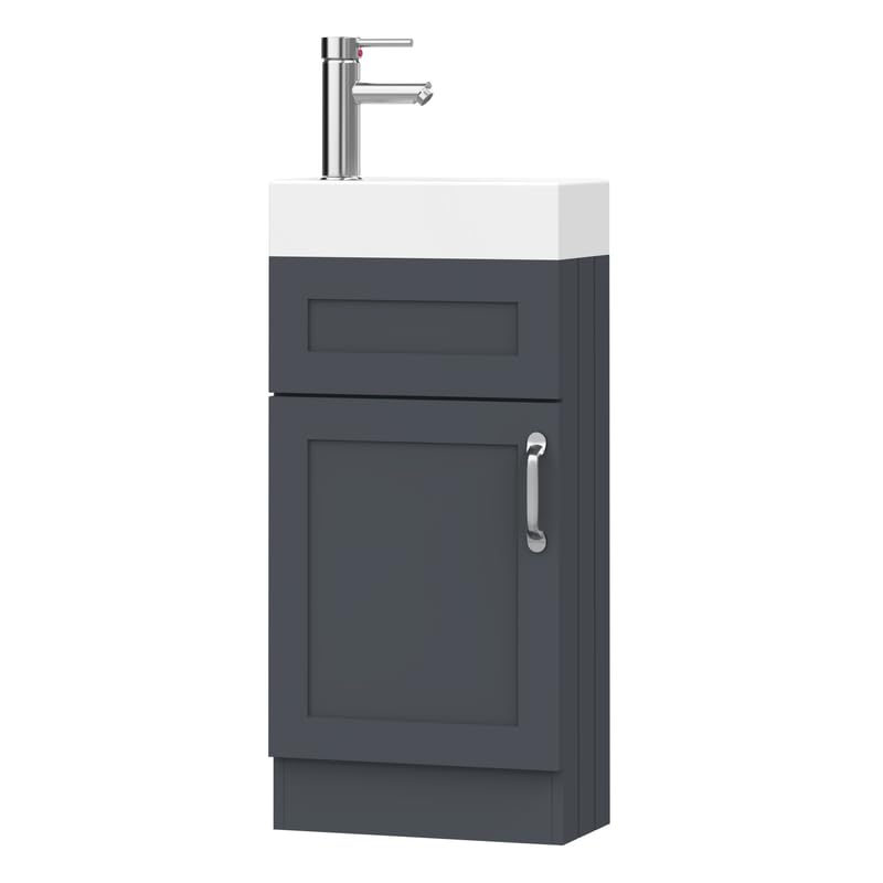 Crawley Grey 400mm Floor Standing Vanity Unit