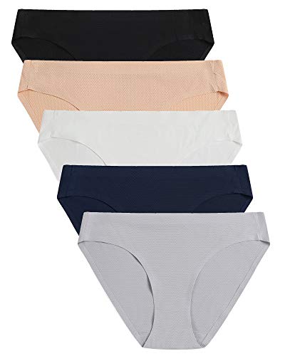 Comfortable Seamless Women's Bikini Underwear 5-Pack