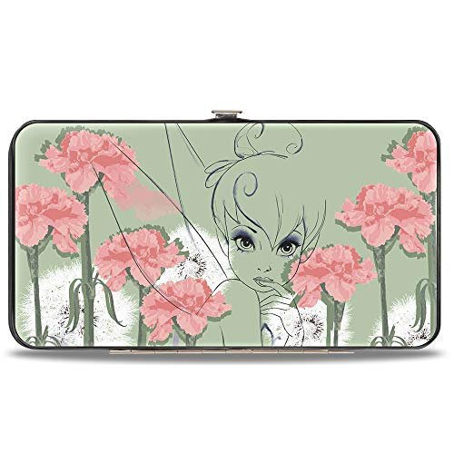 Buckle-Down Green/Pink Women's Wallet, 7" x 4