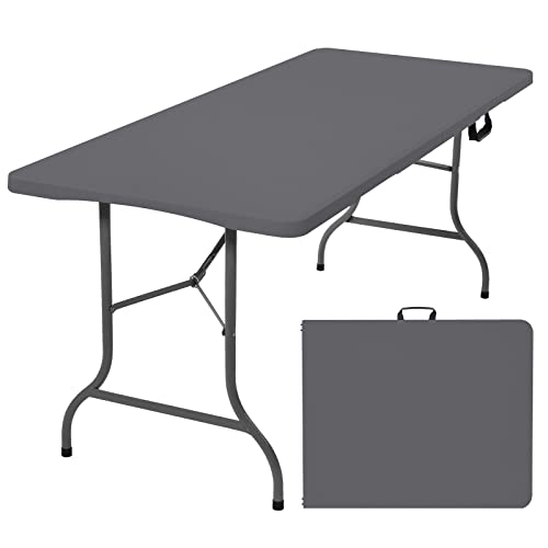 Rainberg 6ft Heavy Duty Folding Picnic Table