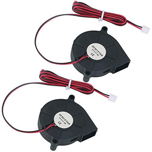 Mini Quiet 12V Brushless Cooling Fan for 3D Printers