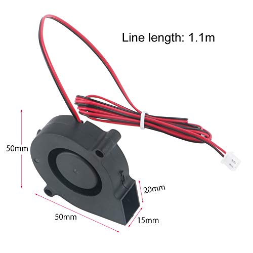 Mini Quiet 12V Brushless Cooling Fan for 3D Printers
