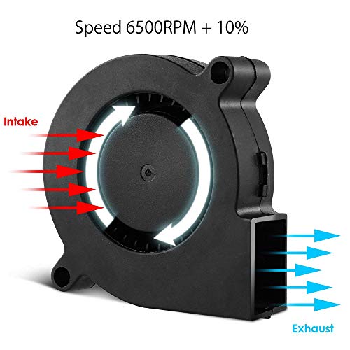Mini Quiet 12V Brushless Cooling Fan for 3D Printers