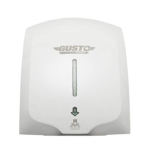 Gusto Electric Hand Dryer - Modern White Design