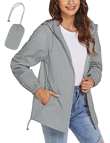 Lightweight Women's Waterproof Packaway Rain Jacket